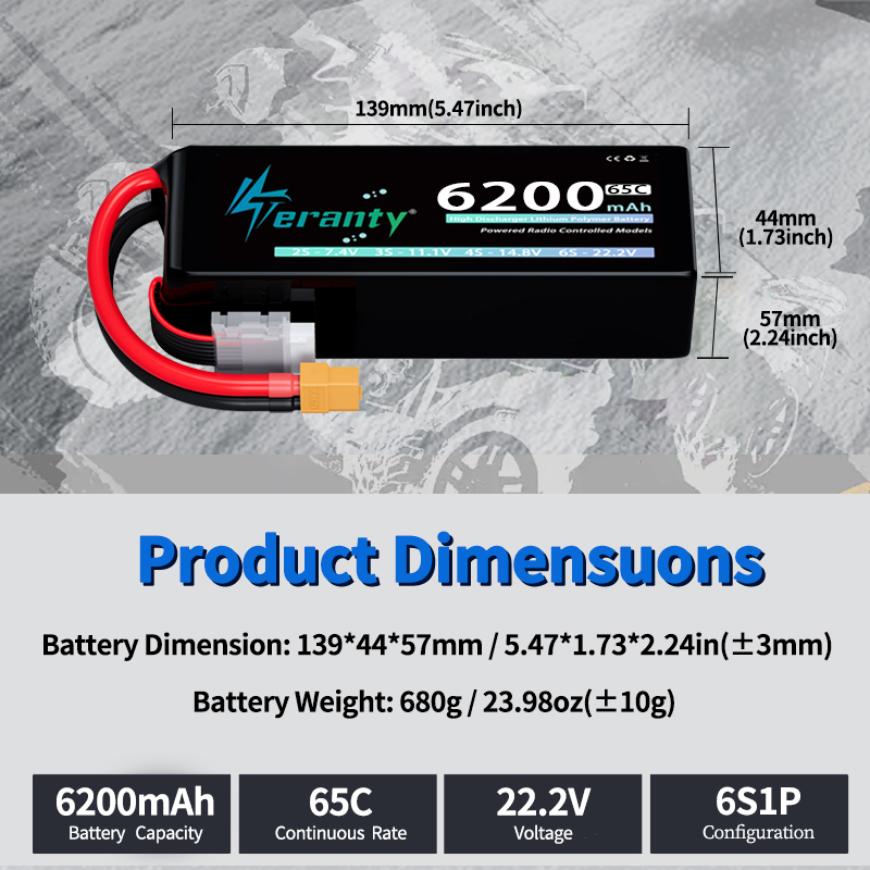 TERANTY 6S 6200mAh Lipo-Akku 2 – Drone Racing Battery Bewertung und Preis