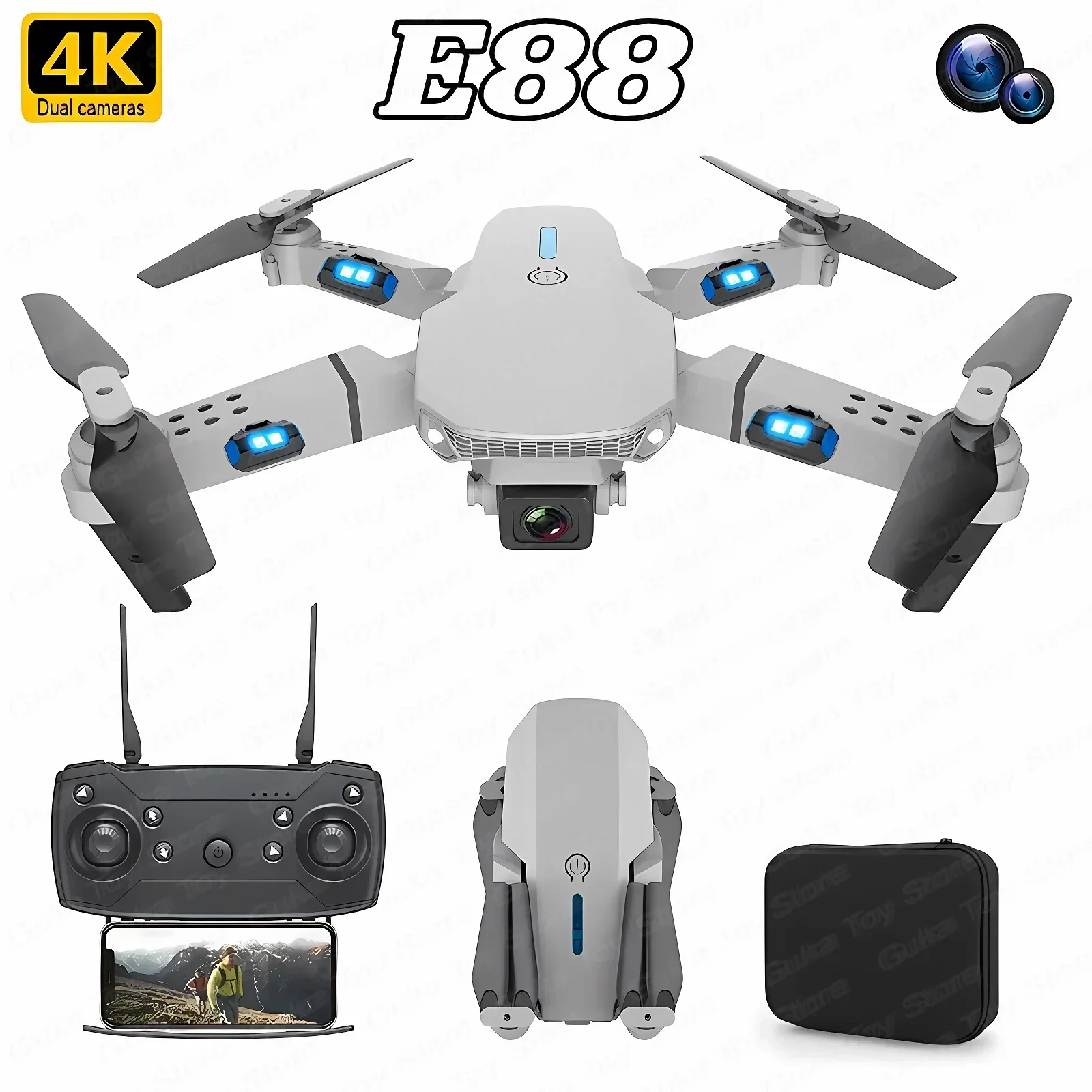 E88 Pro WIFI FPV Drohne Weitwi – Drone Racing Camera Bewertung und Preis