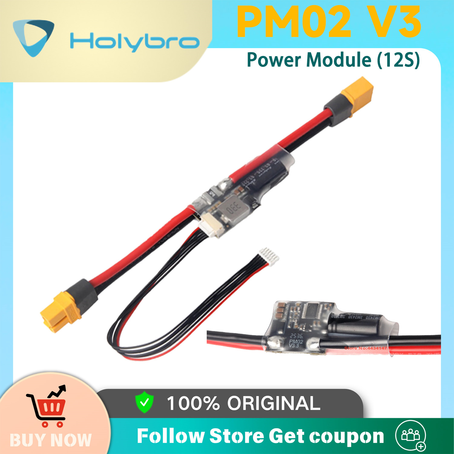 Holybro PM02D Power Modul 2S-1 – Drone Racing Flight Controller Bewertung und Preis